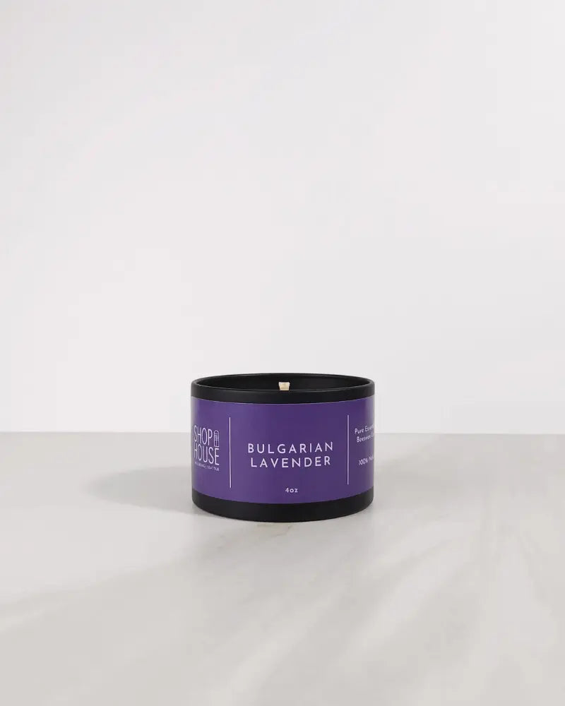 Bulgarian Lavender Candle Tin - Shophouse Studio