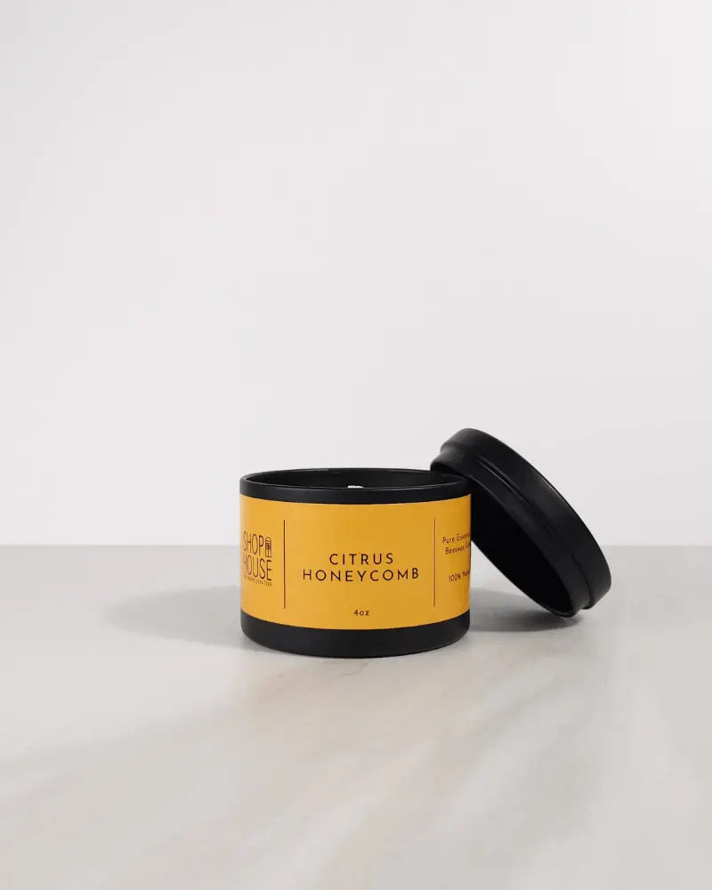 Citrus Honeycomb Candle Tin - Shophouse Studio