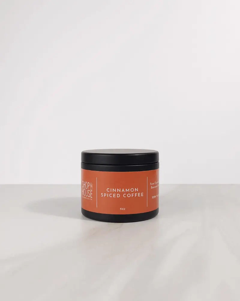 Cinnamon Spiced Coffee Candle Tin - Shophouse Studio