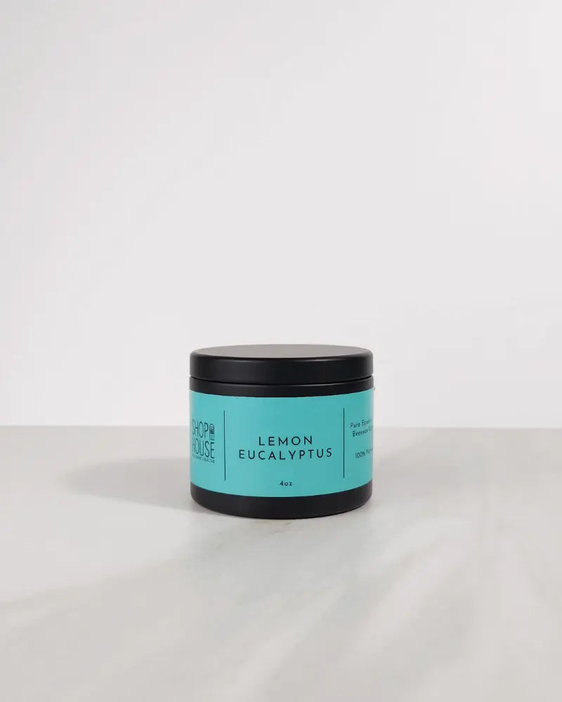 Lemon Eucalyptus Candle Tin - Shophouse Studio