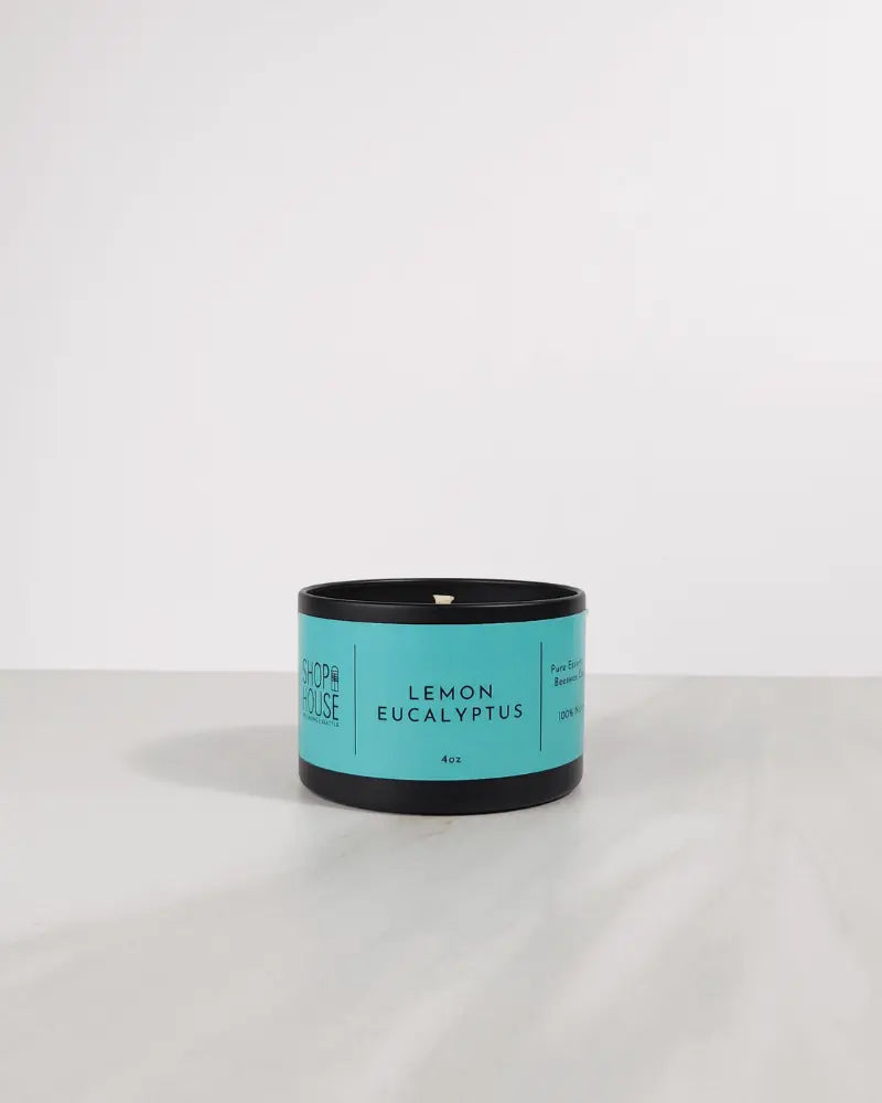 Lemon Eucalyptus Candle Tin - Shophouse Studio