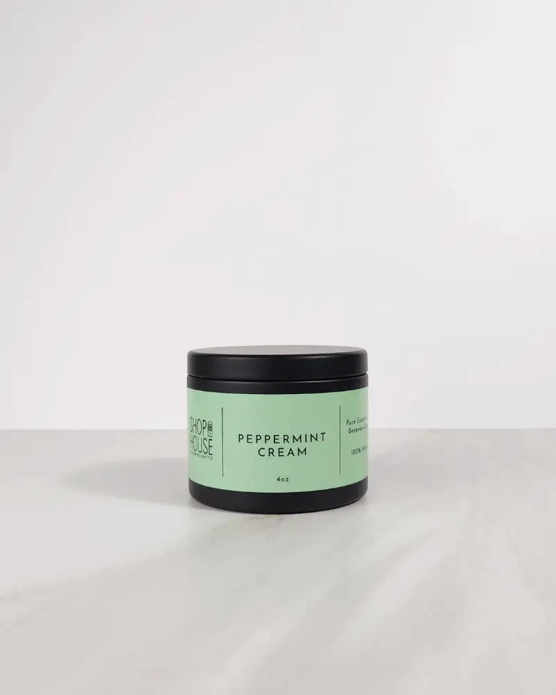 Peppermint Cream Candle Tin - Shophouse Studio