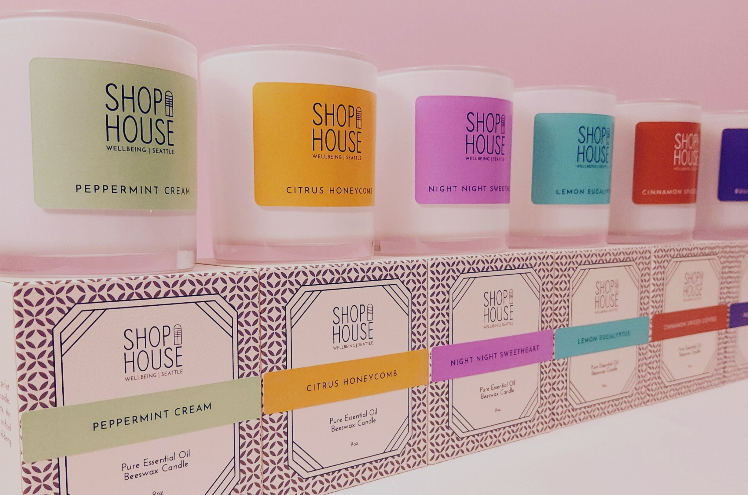 Shophouse Candle Jars and Boxes